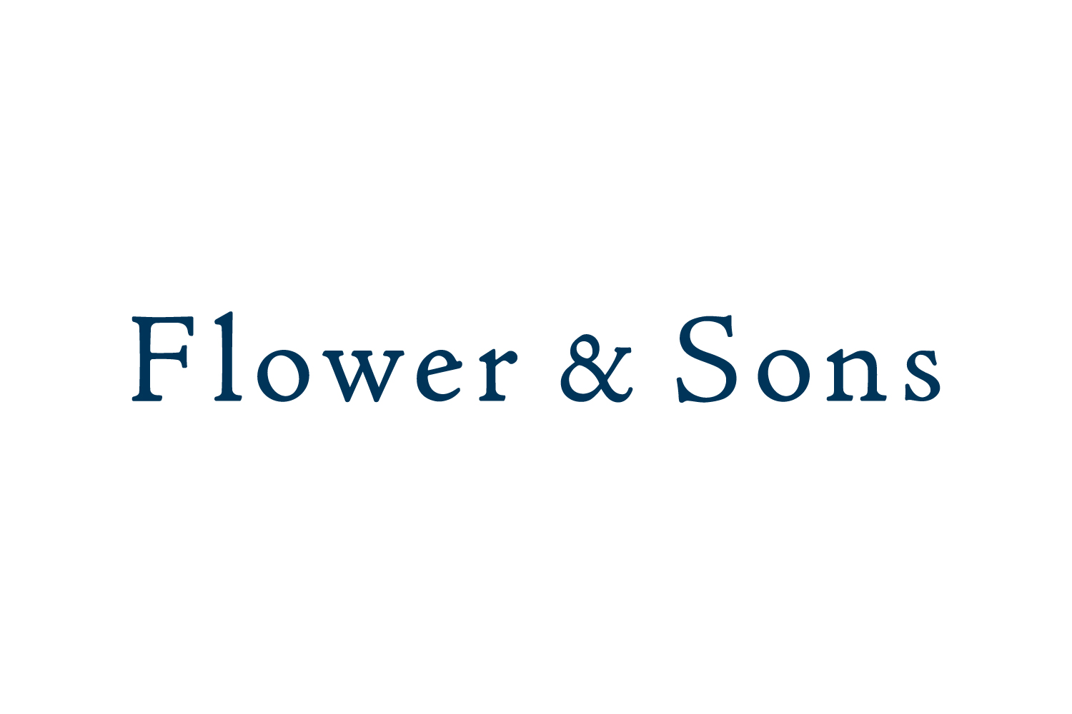Flower & Sons ロゴデザイン