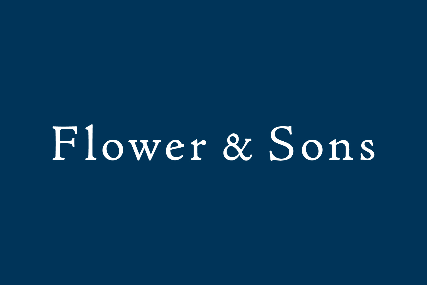 Flower&Sons ロゴデザイン